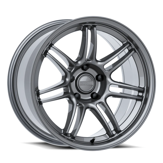Kansei K17G Seven 18x9.5in / 5x114.3 BP / 22mm Offset / 73.1mm  Bore - Gunmetal