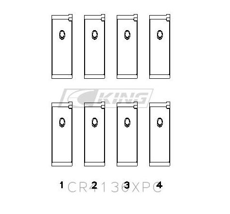 King Racing Connecting Rod Bearings For SR20 RB25 RB26 CR4136XPC - STDX
