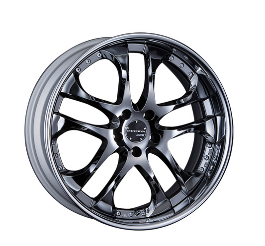 SSR Minerva 19X10.5 +05 (Hyper Disc) 5x114.3 - Super Black Coat Wheel