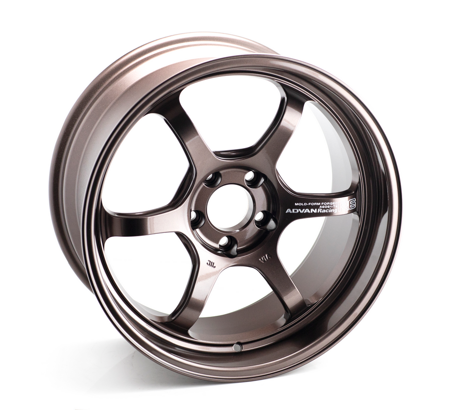 Advan R6 18x9.5 +05 5x114.3 Racing Copper Bronze Wheel