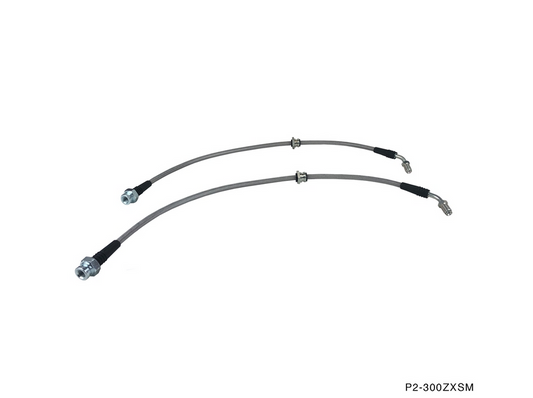 P2M Nissan 1989-98 240SX w/ Z32 Front Conversion Brake Lines - PAIR