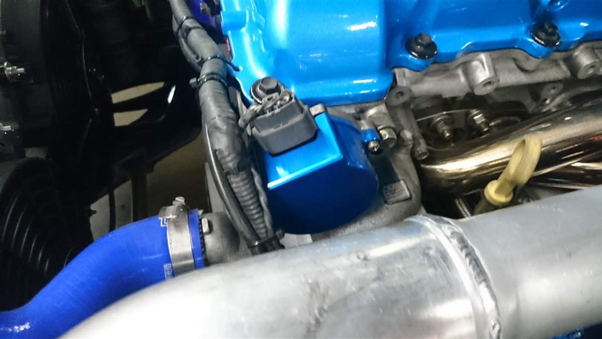 P2M Nissan SR20DET CAS Cover - Blue