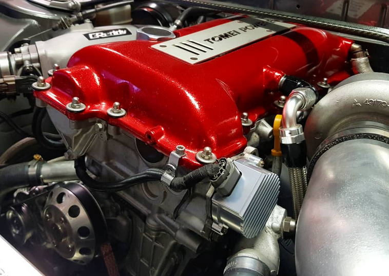 P2M Nissan SR20DET CAS Ver.2 Cover - Gun Metal