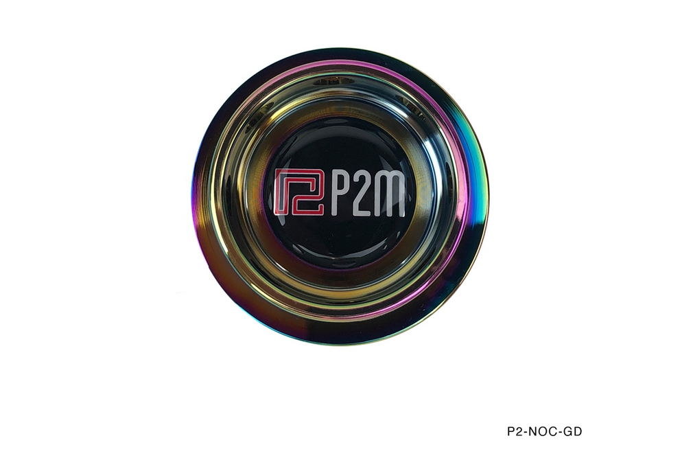 P2M Round Neo Chrome Oil Cap - Toyota (Non-Clip Type)