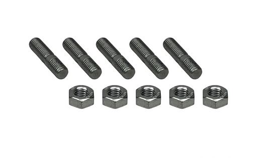 P2M Stainless T25 / T28 Turbo Outlet Stud Nut Set - M8X1.25