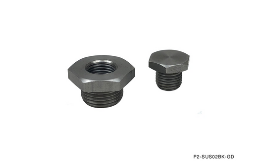 P2M O2 Bung Wideband Adapter Plug : M18X1.50 TO M12X1.25