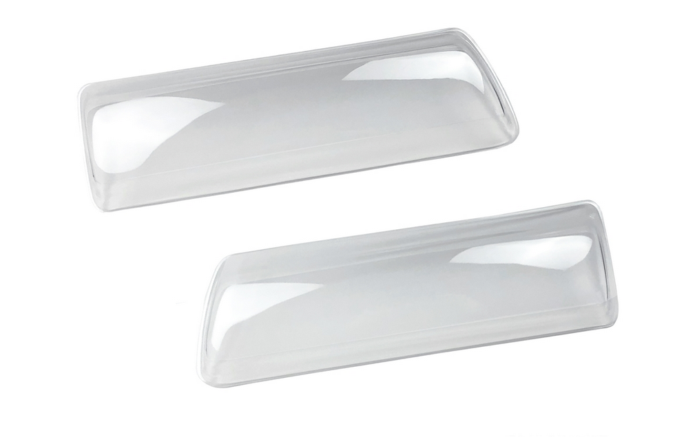P2M S13 JDM Silvia Clear Acrylic Headlight Covers - PAIR