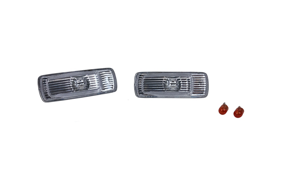 P2M S13 180SX 240sx Front Fender Clear Side Markers Lights - PAIR