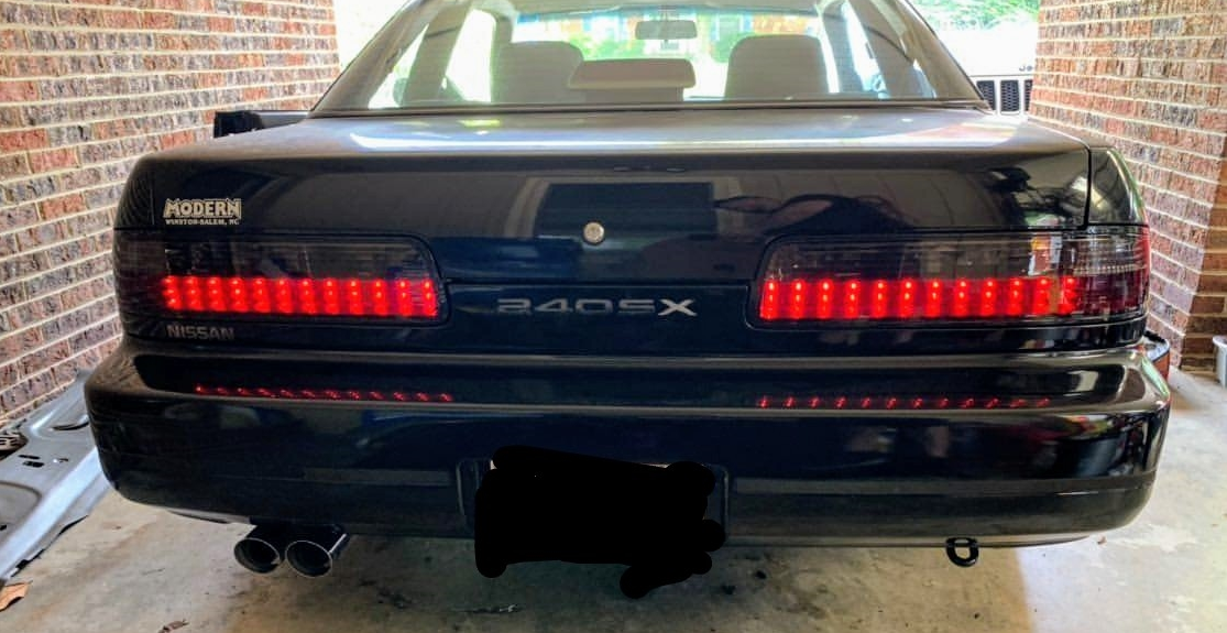 P2M S13 240sx Silvia Coupe Rear Tail LED Light Kit Smoked - PAIR
