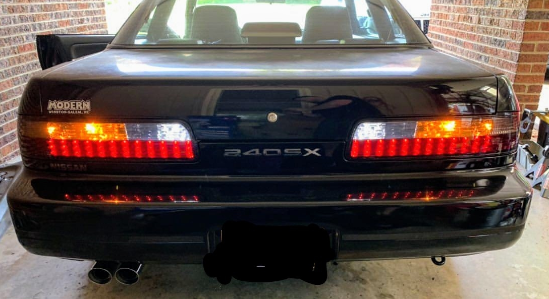 P2M S13 240sx Silvia Coupe Rear Tail LED Light Kit Smoked - PAIR