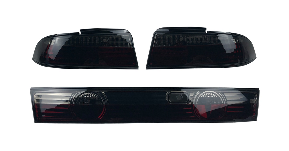 thumbnail image 2 of P2M Phase 2 Crystal Smoked Rear Tail Lights Kit 3pcs For S14 Zenki 240SX Silvia – New 2 of 4