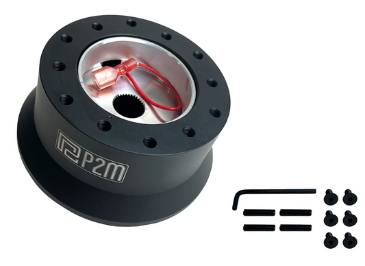 P2M S13 240sx Aluminum Steering Wheel Hub Adapter - Non-Hicas