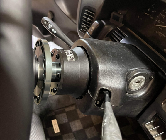 P2M S13 240sx Aluminum Steering Wheel Hub Adapter - Non-Hicas