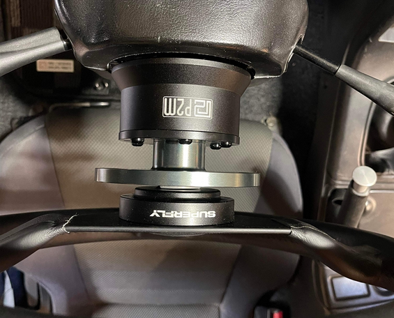 P2M S13 240sx Aluminum Steering Wheel Hub Adapter - Non-Hicas