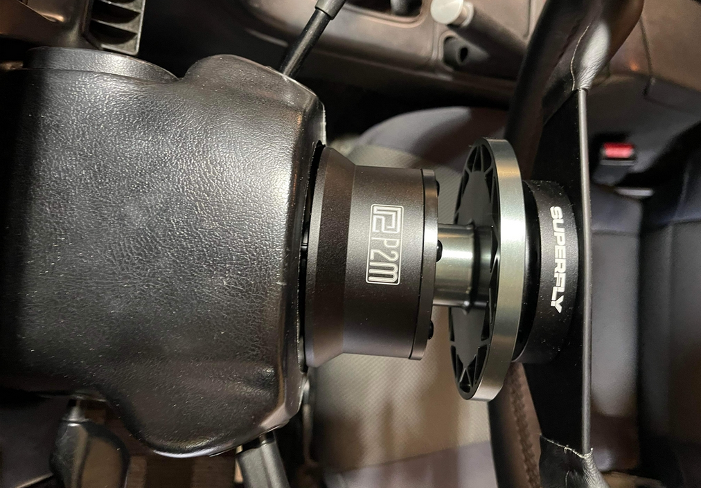 P2M S13 240sx Aluminum Steering Wheel Hub Adapter - Non-Hicas