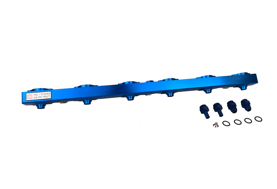 P2M Nissan RB25DET  Billet Aluminum Fuel Rail Kit - Side Feed