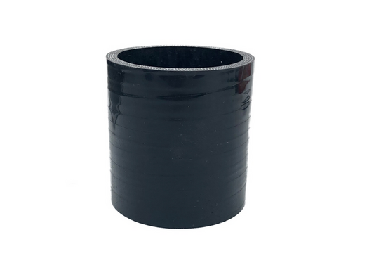 P2M 2.5in ID 4-Ply Straight Hose Coupler - Black 3in Lenght