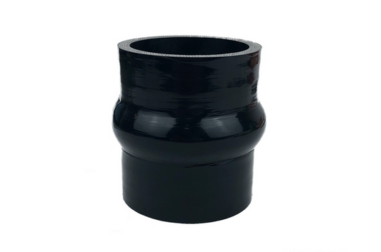 P2M 3.5in ID 4-Ply Hump Hose Coupler - Black 3in Lenght