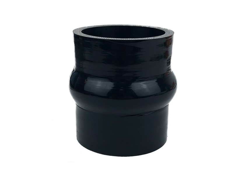 P2M 4in ID 4-Ply Hump Hose Coupler - Black 3in Lenght