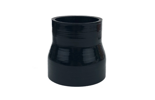 P2M 3 to 3.25in ID 4-Ply Reducer Hose Coupler - Black 3in Lenght