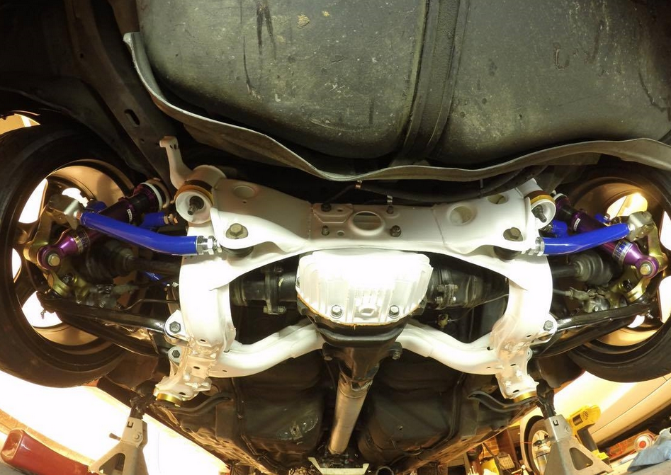 P2M Nissan S14 240sx Rear Angled Toe Control Rods - Extreme Drop Version