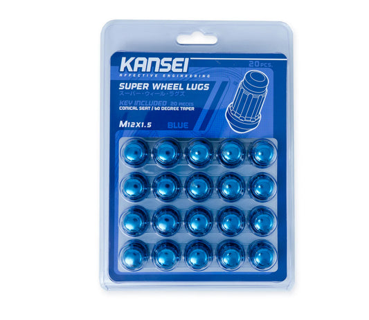 Kansei 12X1.5 Blue Spline Acorn (20Pc Kit)