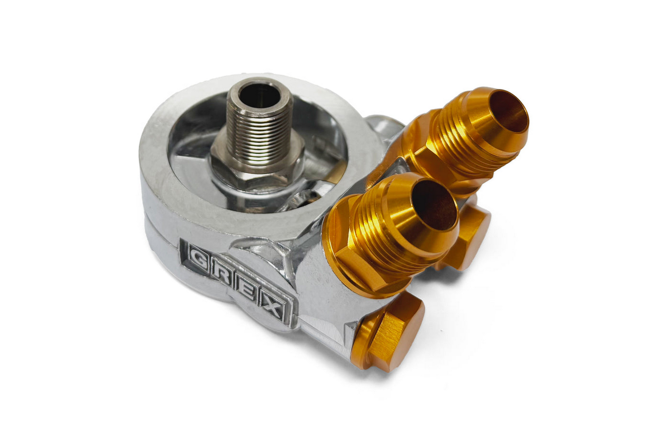 GReddy Type-E Oil Cooler Sandwich Block w/Thermostat - M20xP1.5