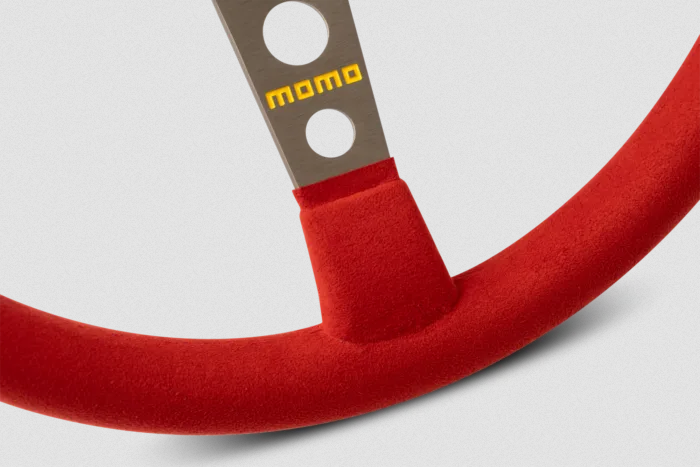 MOMO MOD.07 350mm 72mm Dish Red Microfiber Steering Wheel