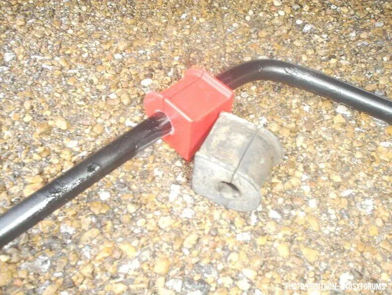 Energy Suspension 240sx S13 Rear Sway Bar 15mm Bushing Set - RED