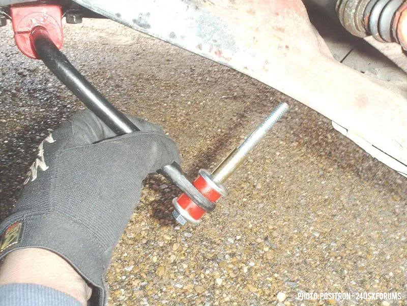 Energy Suspension 240sx S13 Rear Sway Bar 15mm Bushing Set - RED