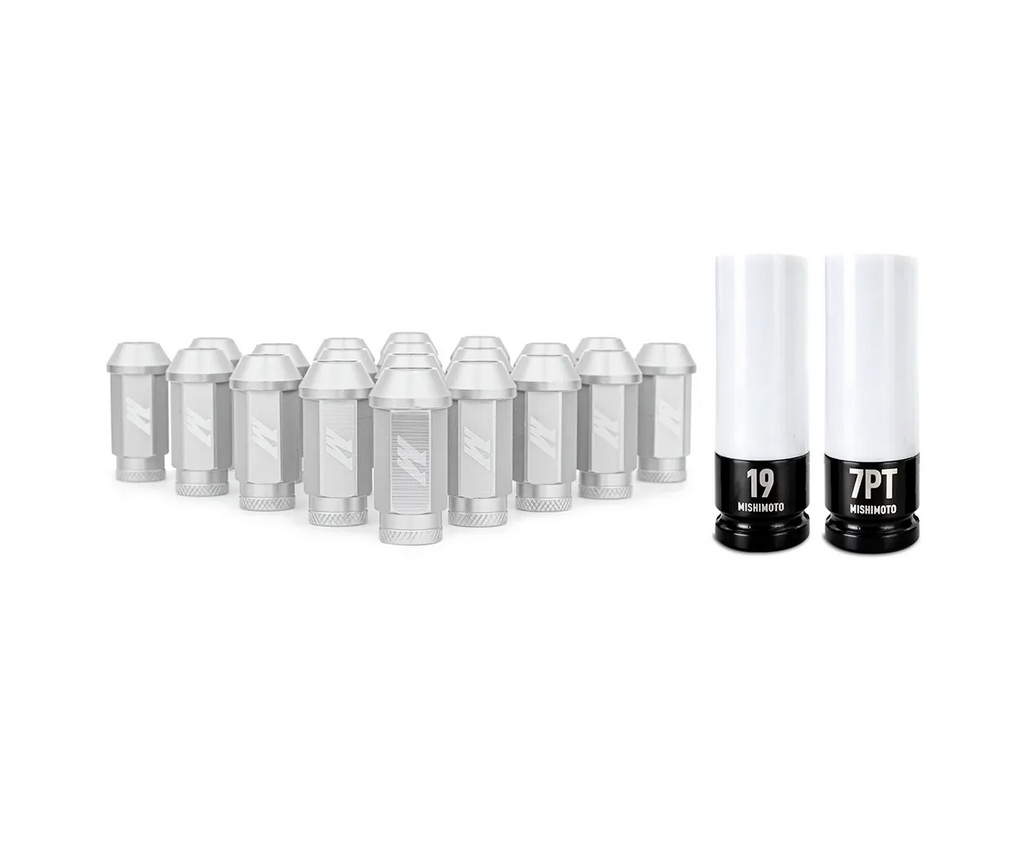 Mishimoto M12x1.25 Aluminum Locking Lug Nuts 20pc - Silver