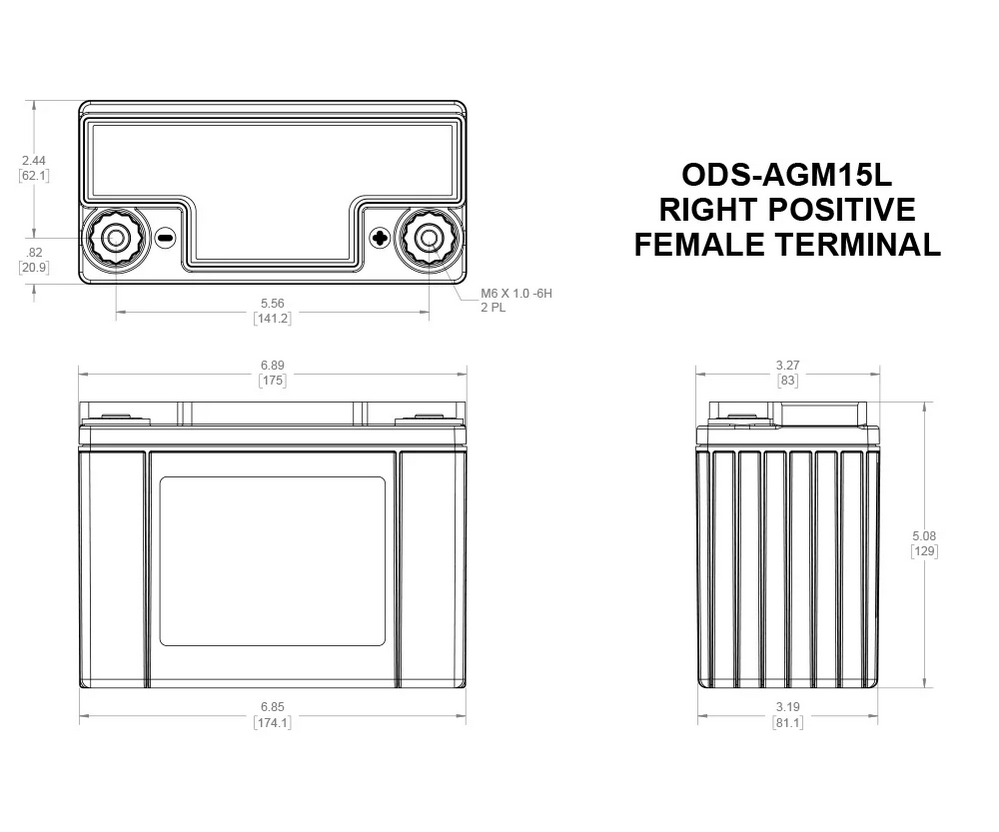 Odyssey Battery Powersport Extreme ODS-AGM15L - PC545