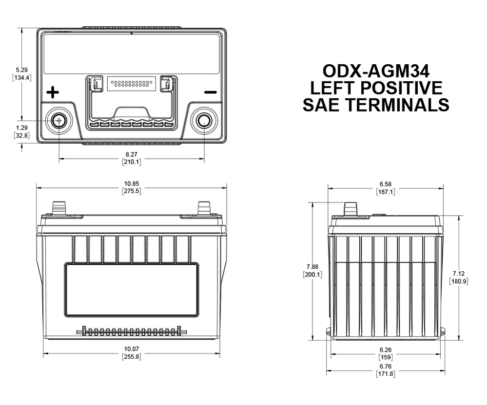 Odyssey Battery Extreme ODX-AGM34 (34-PC1500)