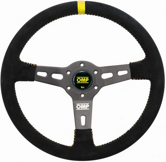 OMP RS Steering Wheel D.350 - Suede 350mm / 72mm Deep