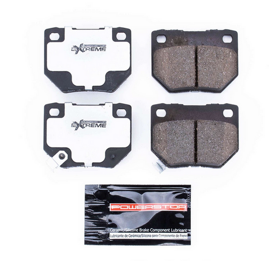 Power Stop Z26 Extreme Street Ceramic Brake Pads w/Hardware 90-96 300ZX Z32 - Rear