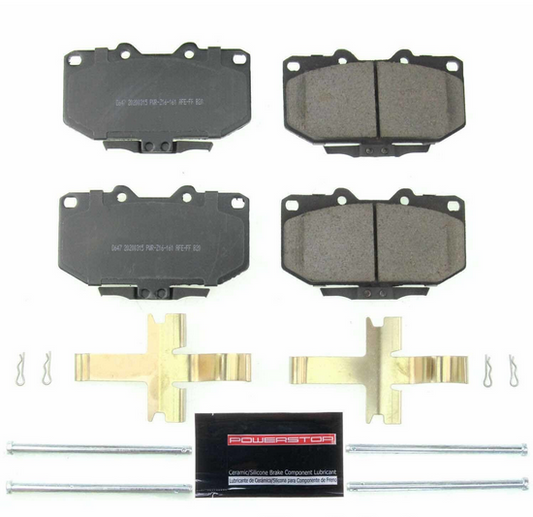 Power Stop Z23 Evolution Sport Ceramic Brake Pads w/Hardware 89-96 300ZX Z32 - Front