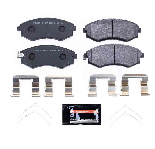 Power Stop 97-98 240SX Track Day SPEC Metallic Brake Pads - Front