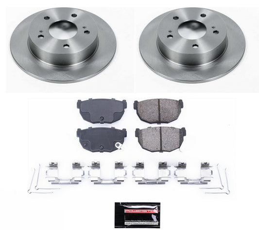 Power Stop 94-98 240SX Autospecialty Ceramic Brake Kit - Rear 5 Lug