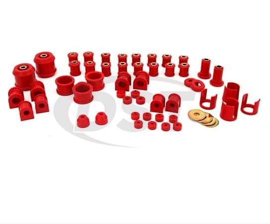 Prothane 95-98 Nissan 240SX Complete Bushing Kit - Red