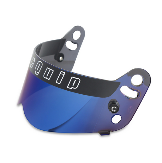 RaceQuip VESTA Series Helmet Face Shield - Blue Iridium