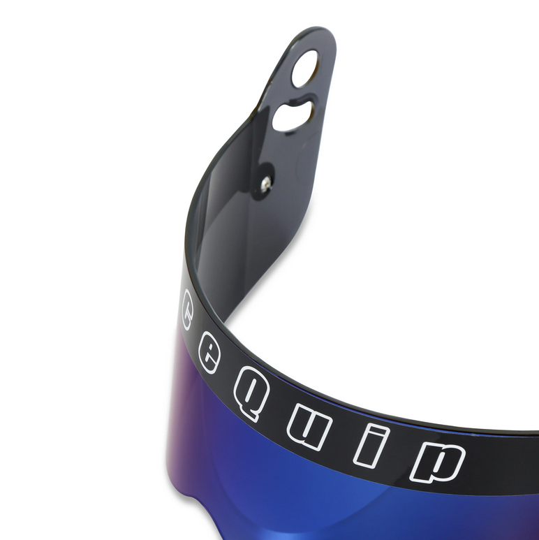 RaceQuip VESTA Series Helmet Face Shield - Blue Iridium