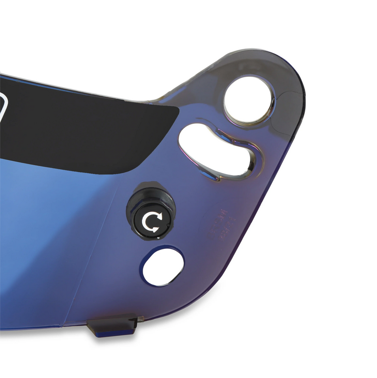 RaceQuip VESTA Series Helmet Face Shield - Blue Iridium