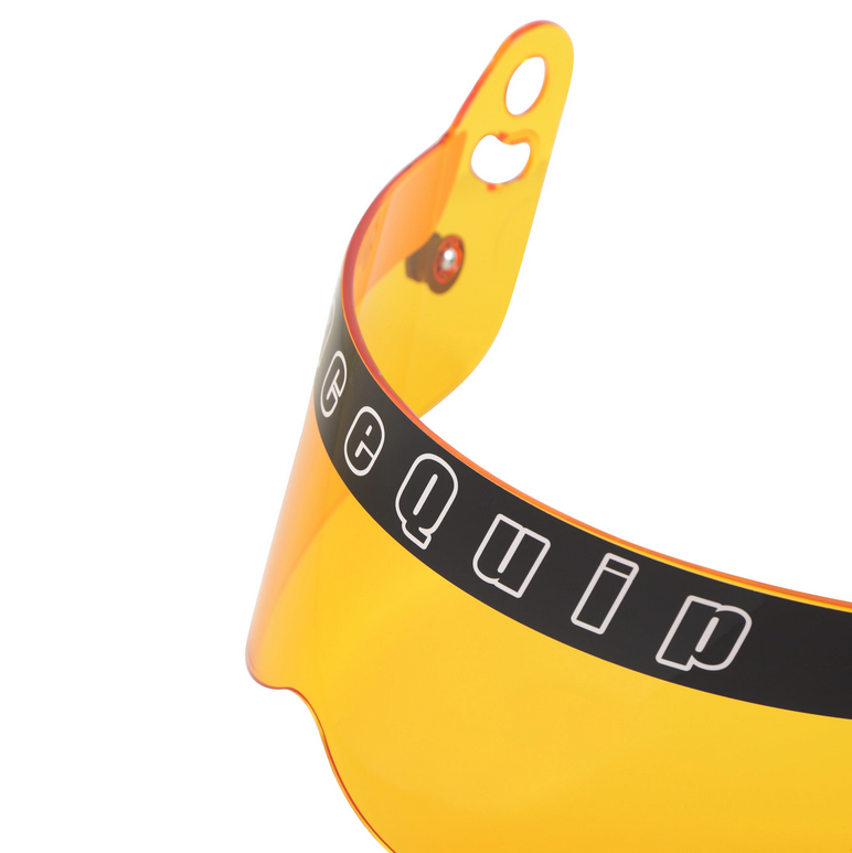 RaceQuip VESTA Series Helmet Face Shield - Amber