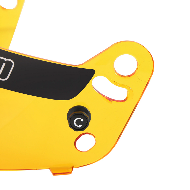 RaceQuip VESTA Series Helmet Face Shield - Amber