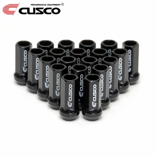 Cusco Wheel Lug Nut Set - M12 x P1.25mm - Black (20pcs)