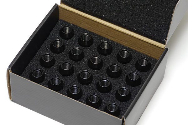 Cusco Wheel Lug Nut Set - M12 x P1.25mm - Black (20pcs)