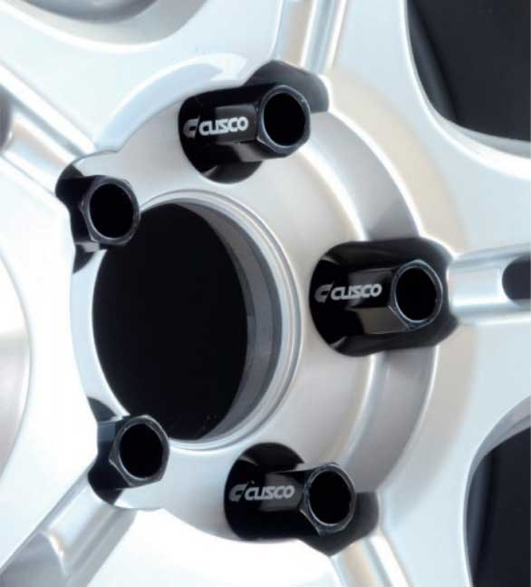 Cusco Wheel Lug Nut Set - M12 x P1.25mm - Black (20pcs)