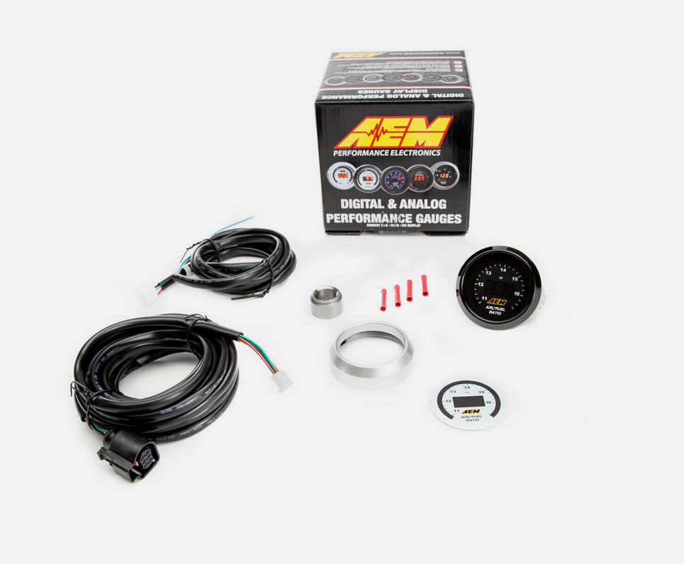 AEM Digital O2 Wideband UEGO Air Fuel Ratio Gauge w/o Sensor