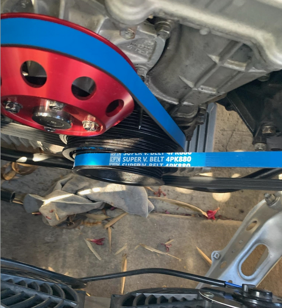 P2M Kevlar Super V Power Steering Belt - S13 SR20DET