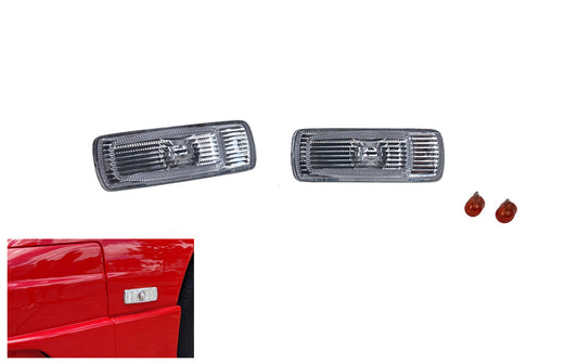 P2M S13 180SX 240sx Front Fender Clear Side Markers Lights - PAIR